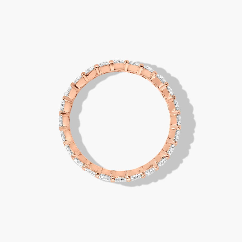 Eternity Ring With Oval Cut Diamonds
