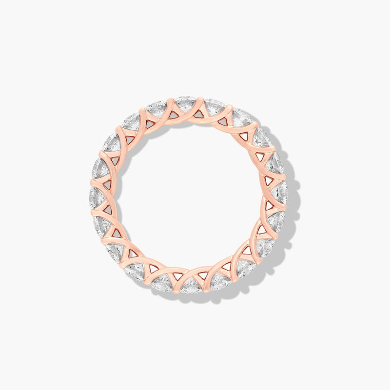 Trellis Eternity Ring With Lab-Grown Diamonds