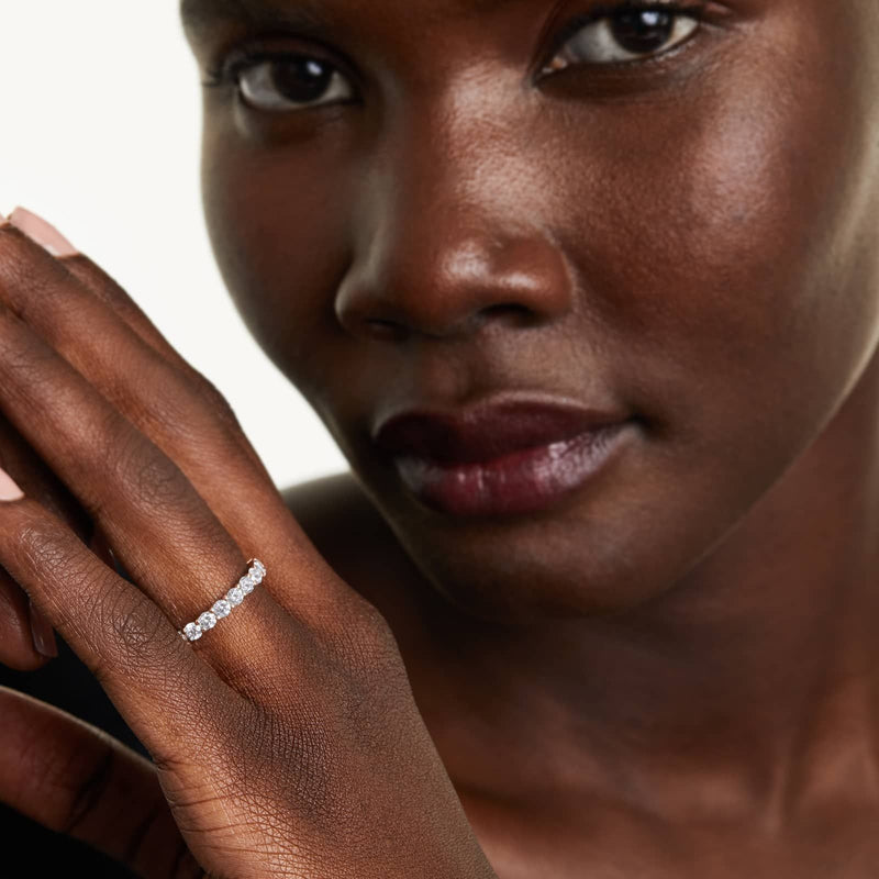 Trellis Eternity Ring With Lab-Grown Diamonds