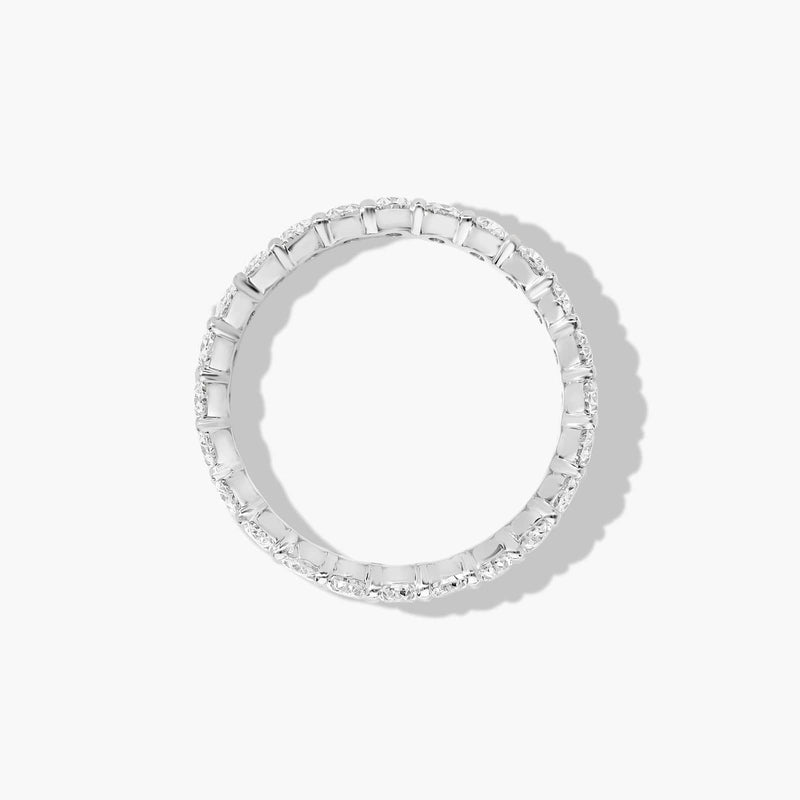 Eternity Ring With Oval Cut Diamonds