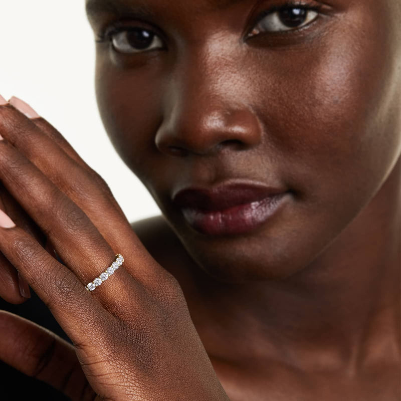 Trellis Eternity Ring With Lab-Grown Diamonds