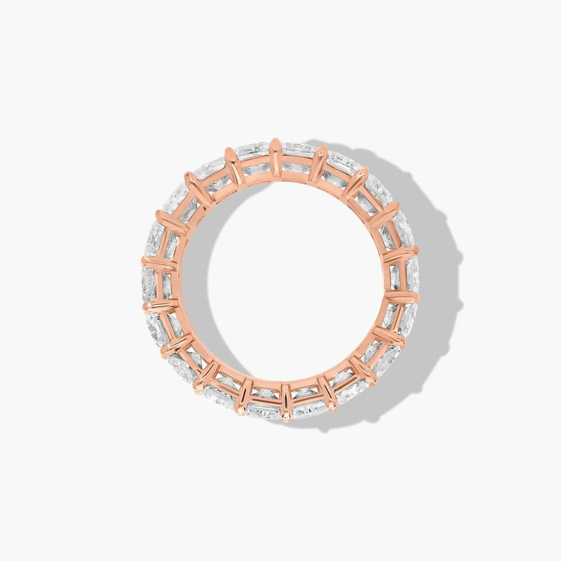 Eternity Ring With Radiant Cut Lab-Grown Diamonds