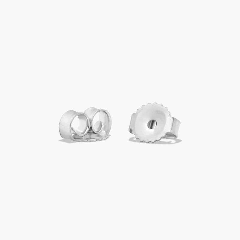 Four Prong Custom Round Lab-Grown Diamond Stud Earrings In 14K Gold