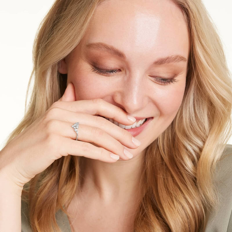Cosmos Tiara Lab-Grown Diamond Ring In 14K Gold