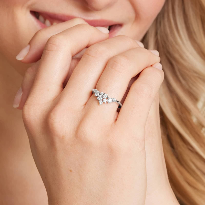 Cosmos Tiara Lab-Grown Diamond Ring In 14K Gold