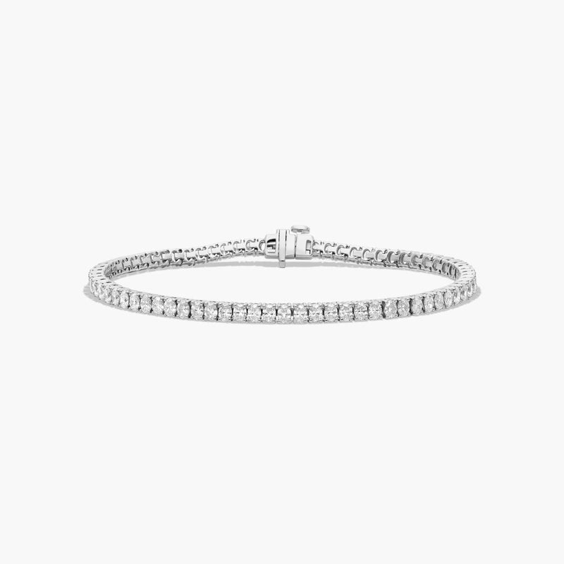 Tennis Bracelet With Oval Cut Lab-Grown Diamonds
