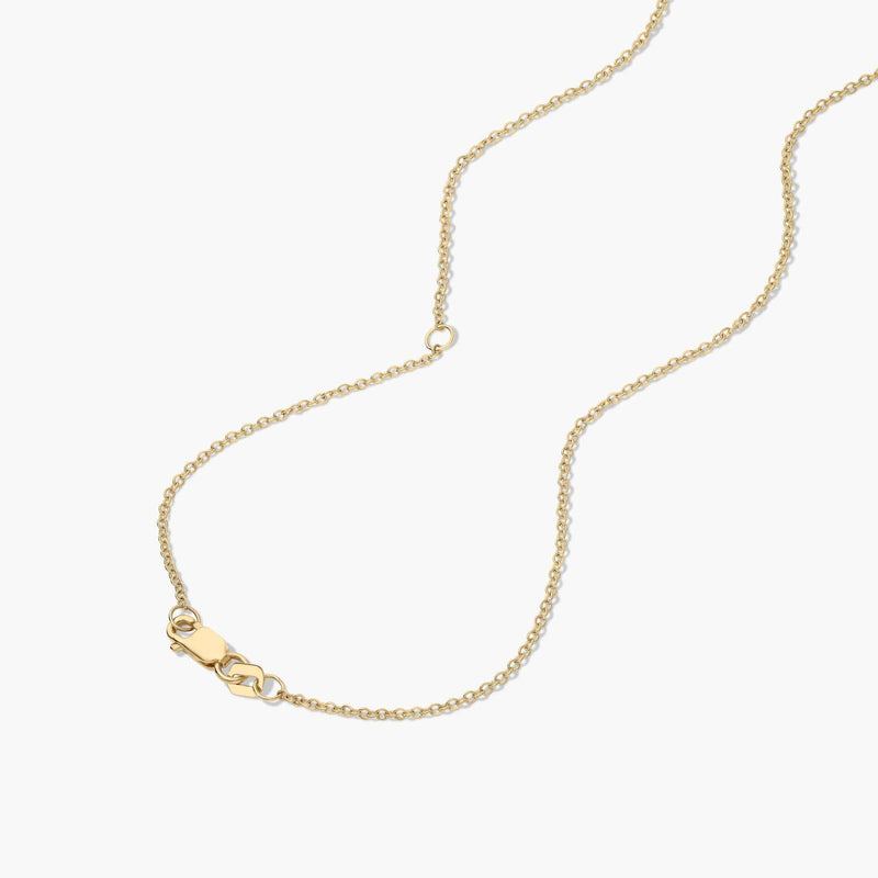 14K Yellow Gold Four Prong Basket Solitaire Lab-Grown Pendant (3.00 CTW - F-G / VS2-SI1)