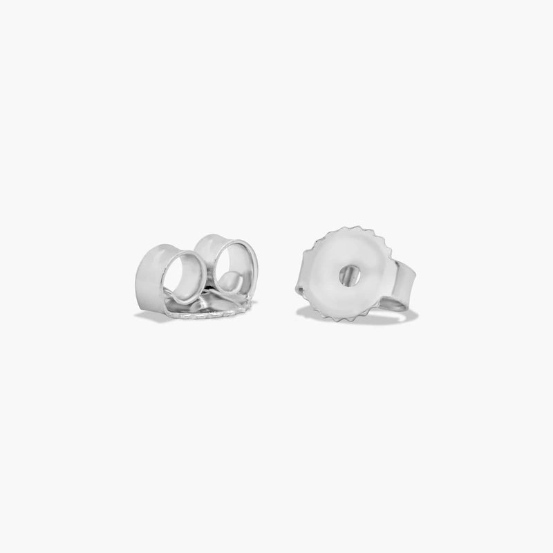 Emerald Cut 0.25 CTW Lab-Grown Diamond Stud Earrings In 14K White Gold