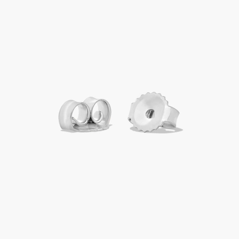 Princess Cut 3 CTW Lab-Grown Diamond Stud Earrings In 14K White Gold