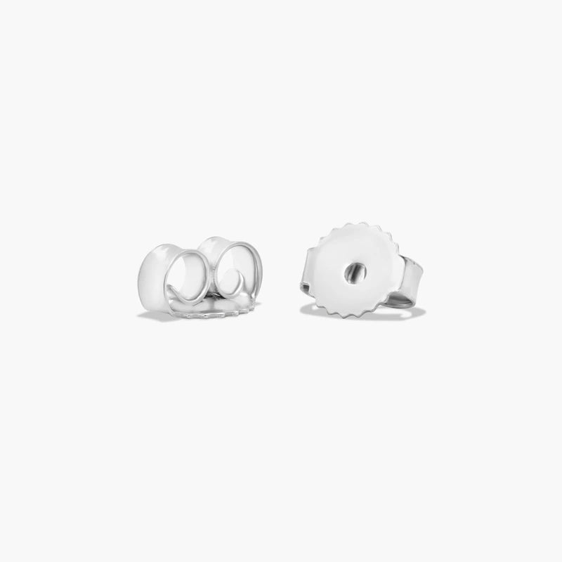 Asscher Cut 2 CTW Lab-Grown Diamond Stud Earrings In 14K White Gold